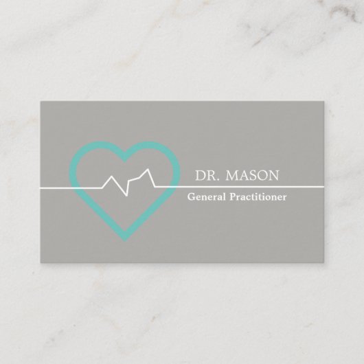 Heart Rate Monitor, General Practitioner, verpleeg Visitekaartje (Voorkant)