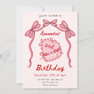 Heart Recto Cake Verjaardag Kaart