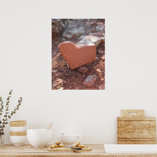 Heart Rocks (5) Poster (Keuken)