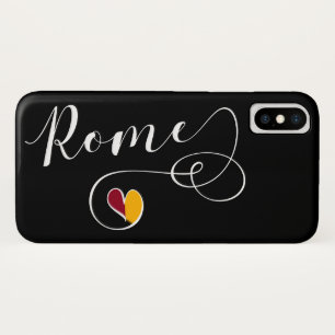 Heart Rome Mobile Phone Case, Italië iPhone X Hoesje