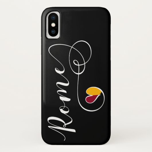 Heart Rome Mobile Phone Case, Italië Case-Mate iPhone Case (Achterkant)