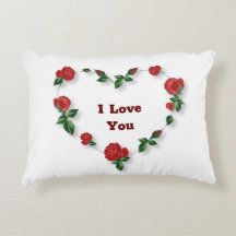 Heart Rozen Valentijn Accent Pillow