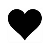 Heart Rubber Stamp Rubberstempel (Afrduk)