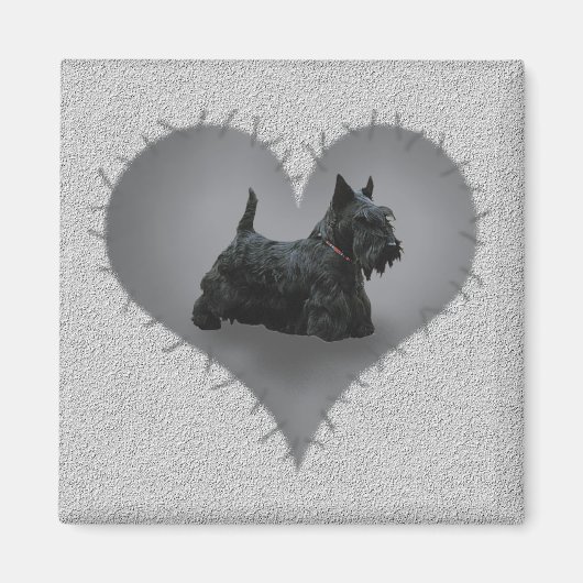 Heart Scottie Magneet (Voorkant)