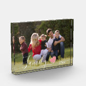 Heart Script-bedekking | Horizontale foto (Links)