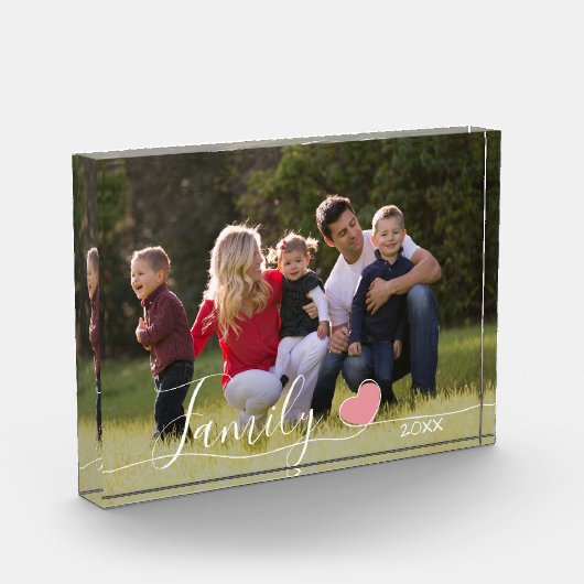 Heart Script-bedekking | Horizontale foto (Links)