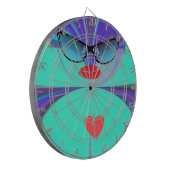 Heart Selfie Dartbord (Voorkant Links)