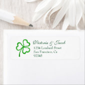 Heart Shamrock | St. Patrick's Day Wedding Etiket (Insitu)