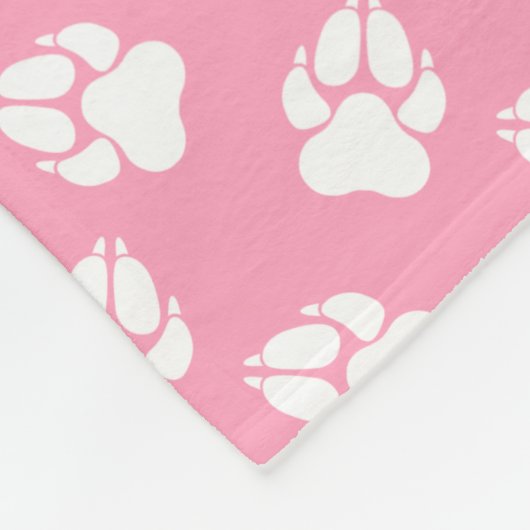 Heart Shape Custom Pet Foto op roze & tekst Fleece Deken (Hoek)