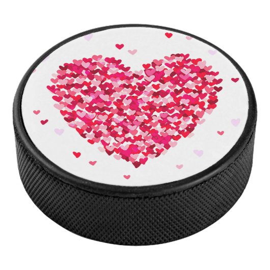 Heart Shape Valentijnsdag Love Gift Hockey Puck (3/4)