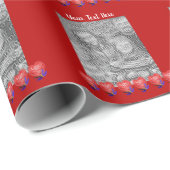 Heart Shaped Balloons Love Photo Lijst Sjabloon Cadeaupapier (Rol Hoek)