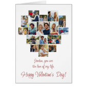 Heart Shaped Photo Collage Custom Valentines Day (Devant)