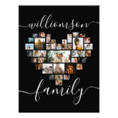 Heart Shaped Photo Collage Family Script (Devant)