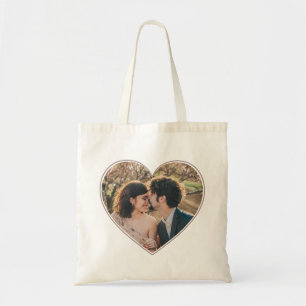 Heart Shaped Photo Valentijns of Weddenschap aange Tote Bag