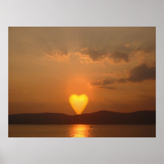 Heart Shaped Sun Print (Voorkant)