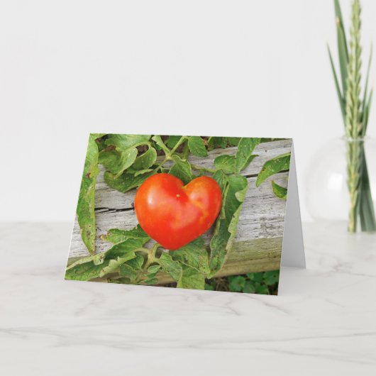 Heart Shaped Tomato Kaart (Voorkant)