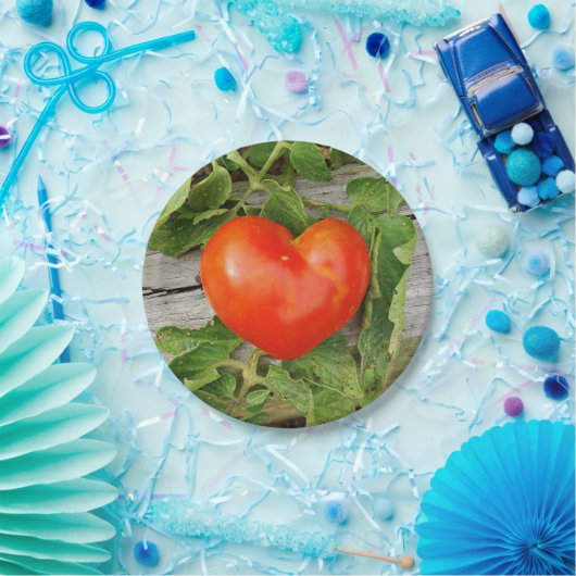 Heart Shaped Tomato Papieren Bordje (Feest)