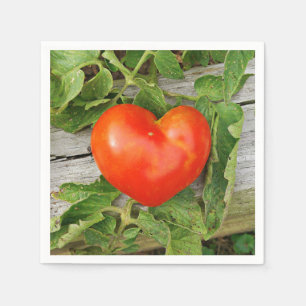 Heart Shaped Tomato Servet