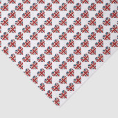 Heart Shaped Union Jack Flag Tissuepapier (Detail)