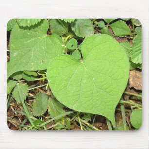 Heart Shaped Vine MousePad Muismat