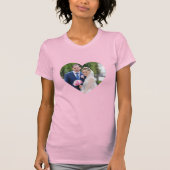 Heart Shaped Weduwfoto T-shirt (Voorkant)