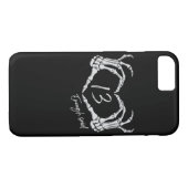 Heart Skeleton Hand Classic Case-Mate iPhone Case (Achterkant (Horizontaal))