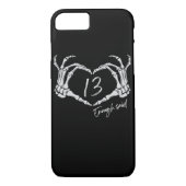 Heart Skeleton Hand Classic Case-Mate iPhone Case (Achterkant)