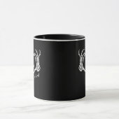 Heart Skeleton Hand Classic Mok (Midden)