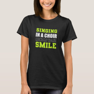 Heart Smile Church Zanger  T-shirt