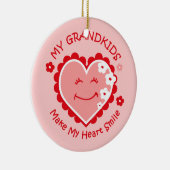 Heart Smile Grandkids Ornament (Rechts)