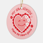 Heart Smile Grandkids Ornament (Links)