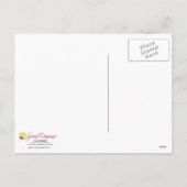 Heart Snowflake Christmas | navy Feestdagenkaart (Achterkant)