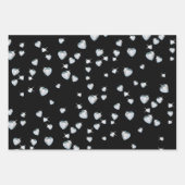 Heart Sparkle Diamonds Inpakpapier Vel (Voorkant)