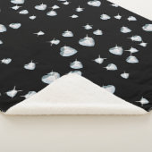 Heart Sparkle Diamonds Sherpa Deken (3/4)