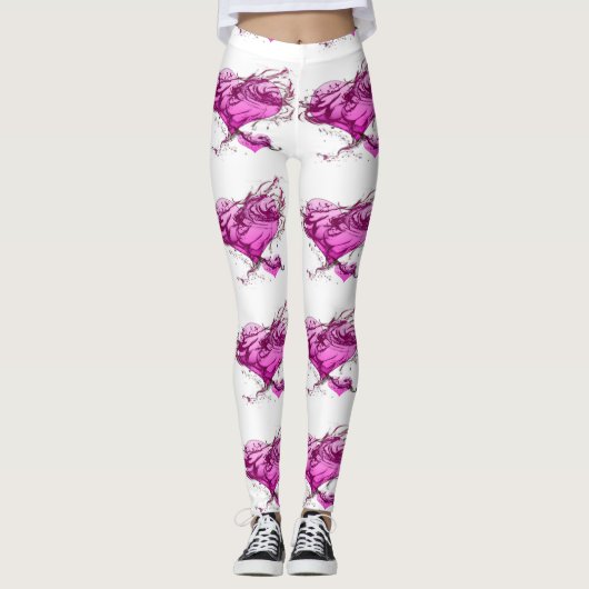 Heart Splash Leggings (Voorkant)