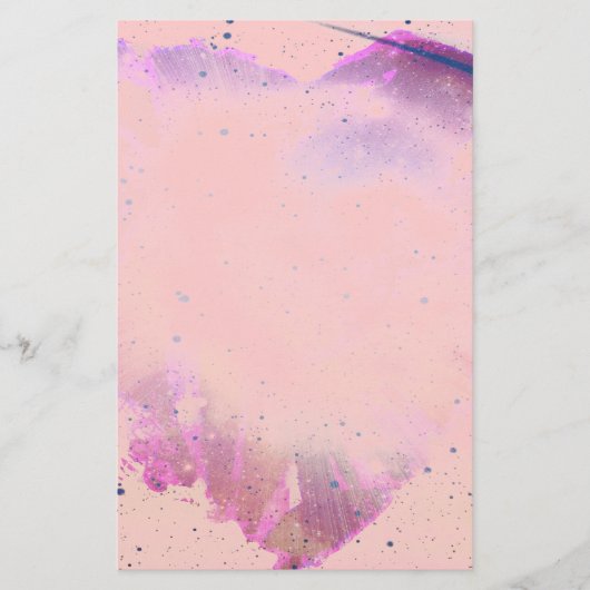 Heart Splatter Briefpapier (Voorkant)