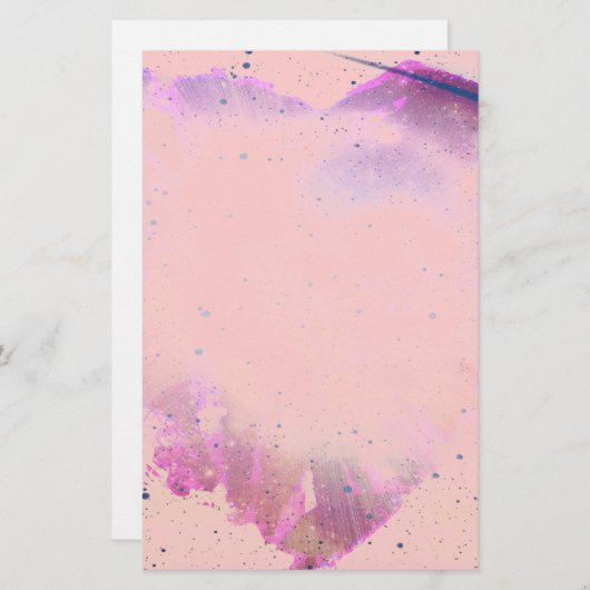 Heart Splatter Briefpapier (Voorkant / Achterkant)