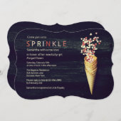 Heart Sprinkles Uitnodiging (Voorkant / Achterkant)