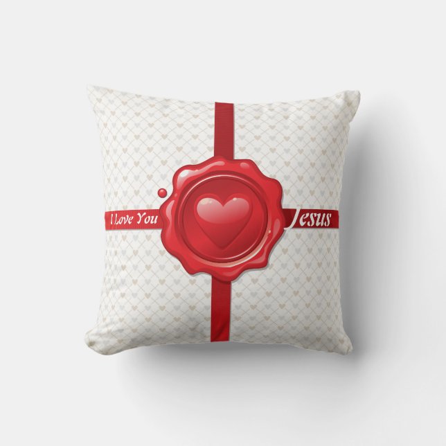 Heart Stamp 1 Pillow Kussen (Voorkant)