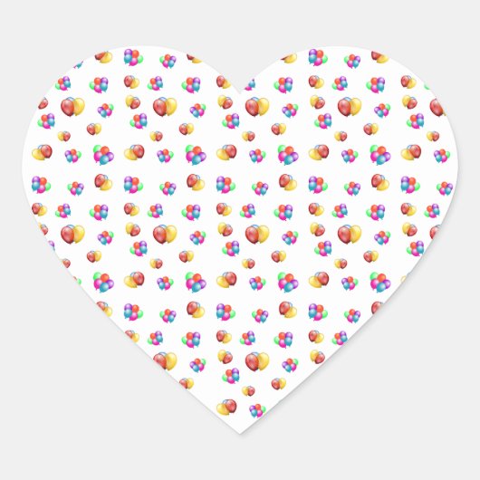 Heart Sticker omhoog en weg (Voorkant)