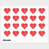 Heart Stickers (Feuille)