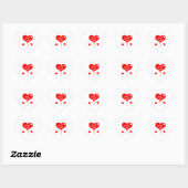 Heart Stickers | Personalized Craft Decals (Vel)
