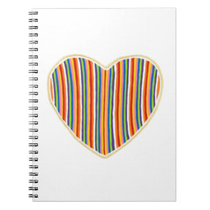 Heart Stripes Notitieboek