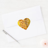 Heart Sunflower Hart Sticker (Envelop)