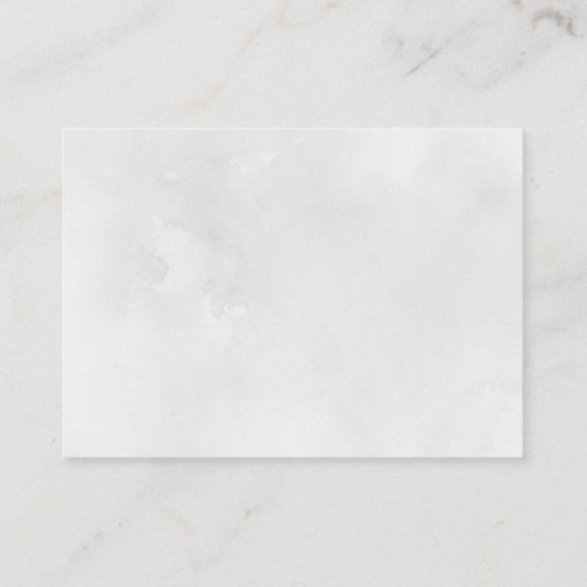 Heart Swash Black Typography Weddenschap Details Informatiekaartje (Achterkant)