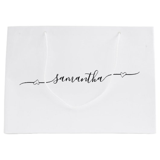 Heart Swash Handtekeningnaam Groot Cadeauzakje