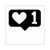 Heart Teacher Stamp Rubberstempel (Afrduk)