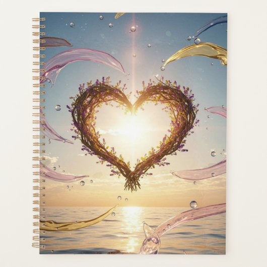 Heart Themed Minimalist Planner (Devant)