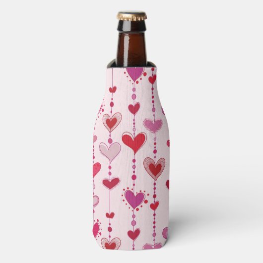 Heart Tiles Flesjeskoeler (Fles Voorkant)