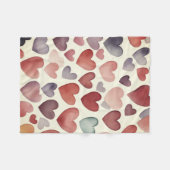 Heart to Hearts Fleece Blanket (Voorkant (Horizontaal))
